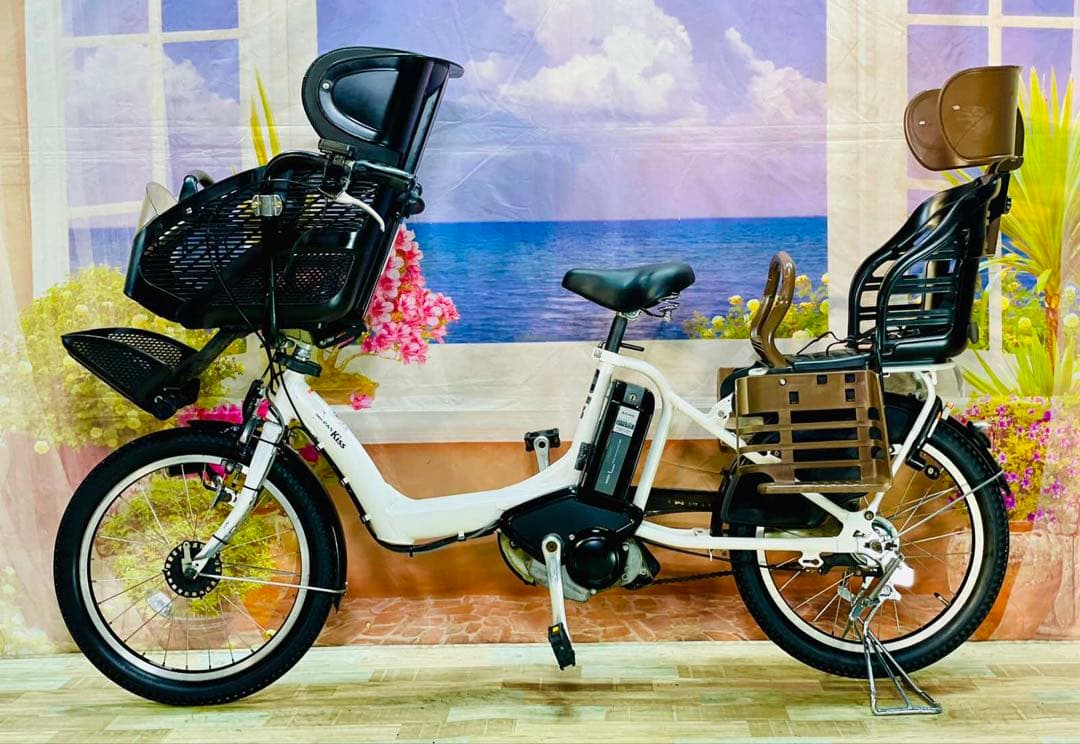 ヤマハパスキス⭐️人気モデル！子供乗せ電動アシスト自転車Y3194
