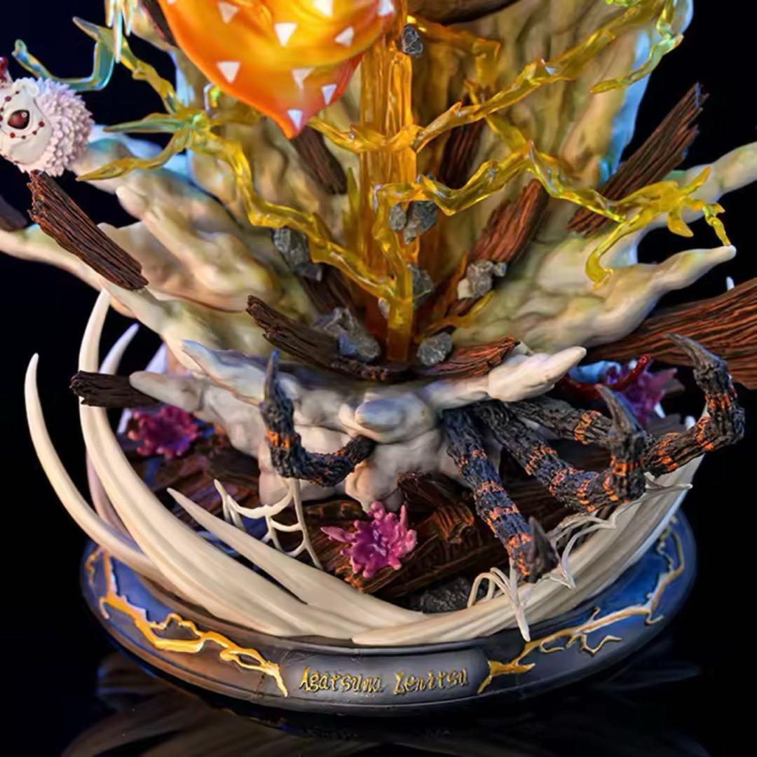 鬼滅の刃 我妻善逸 雷の呼吸 壱ノ型 霹靂一閃 フィギュア LEDライト付き