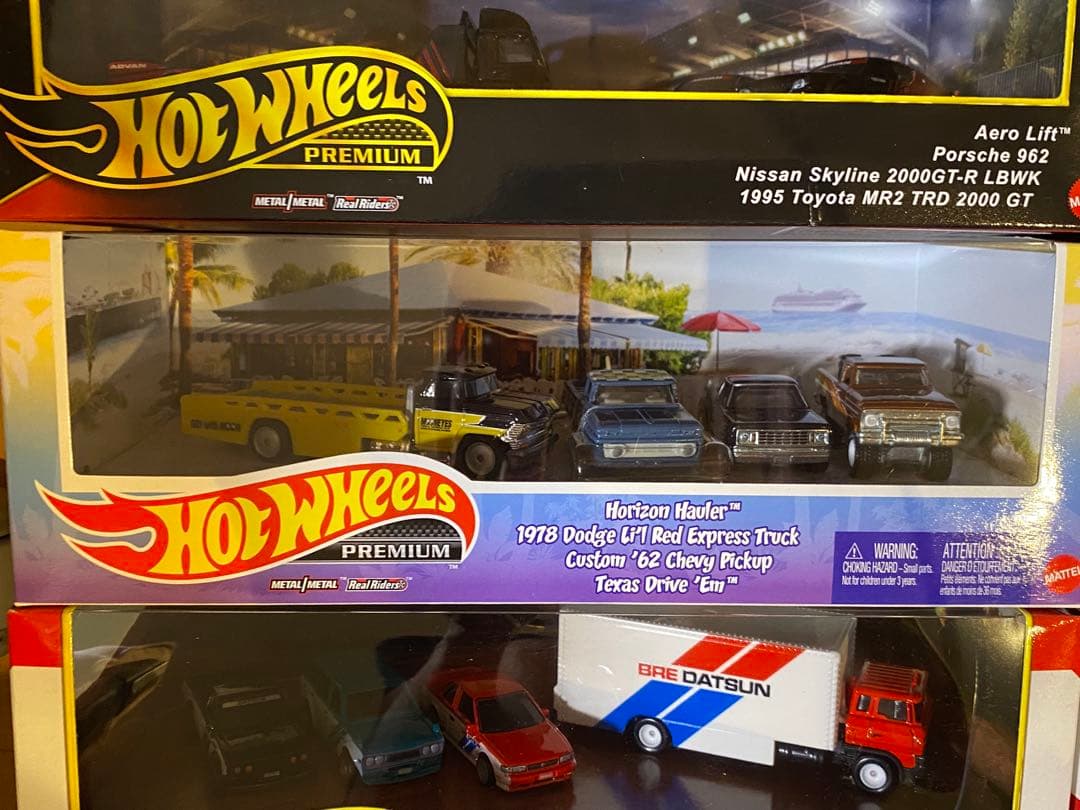 ホットウィール プレミアムコレクターセット 日産 GT-R アドバン 他 8種