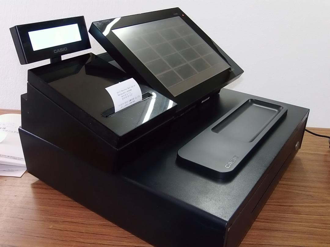 設定無料 CASIO V-R200 レジスター ネット不要　タッチ　250729