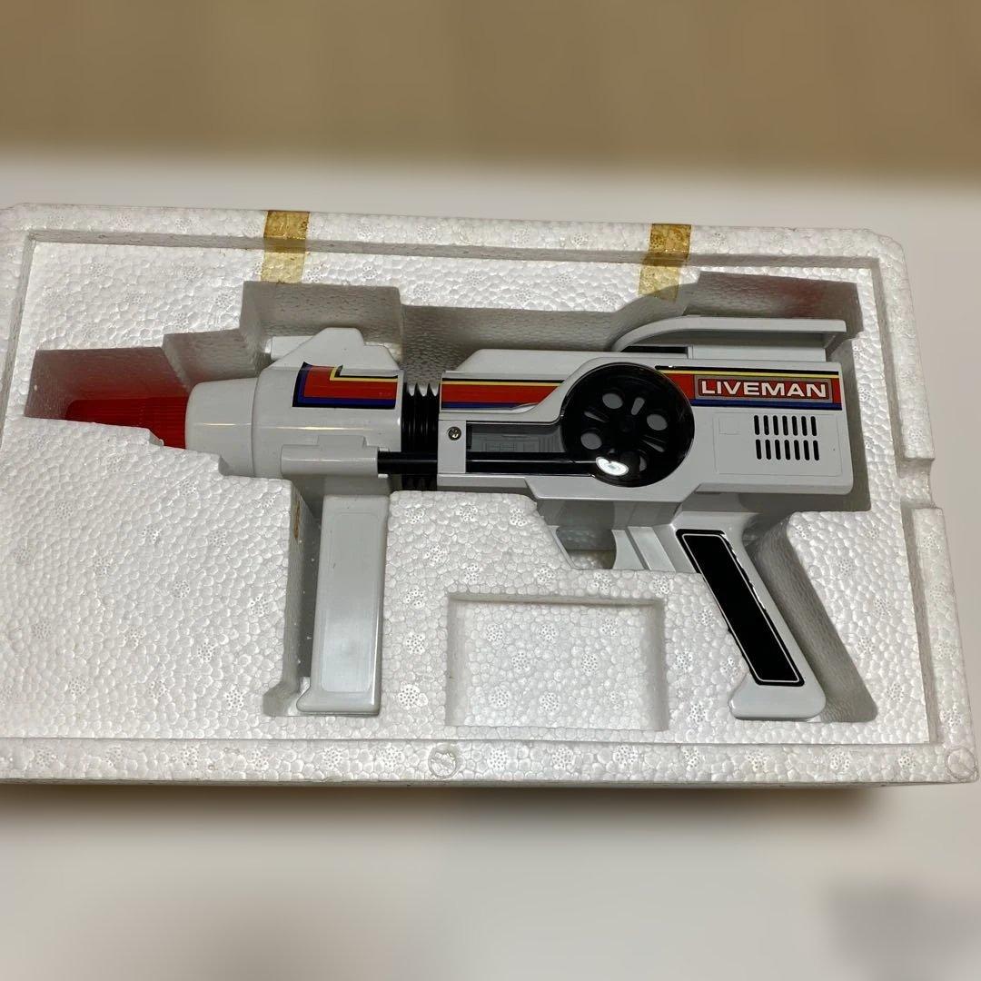 超獣戦隊ライブマン　DX バイモーションバスター　￼昭和63年製　奇跡の稼働品￼