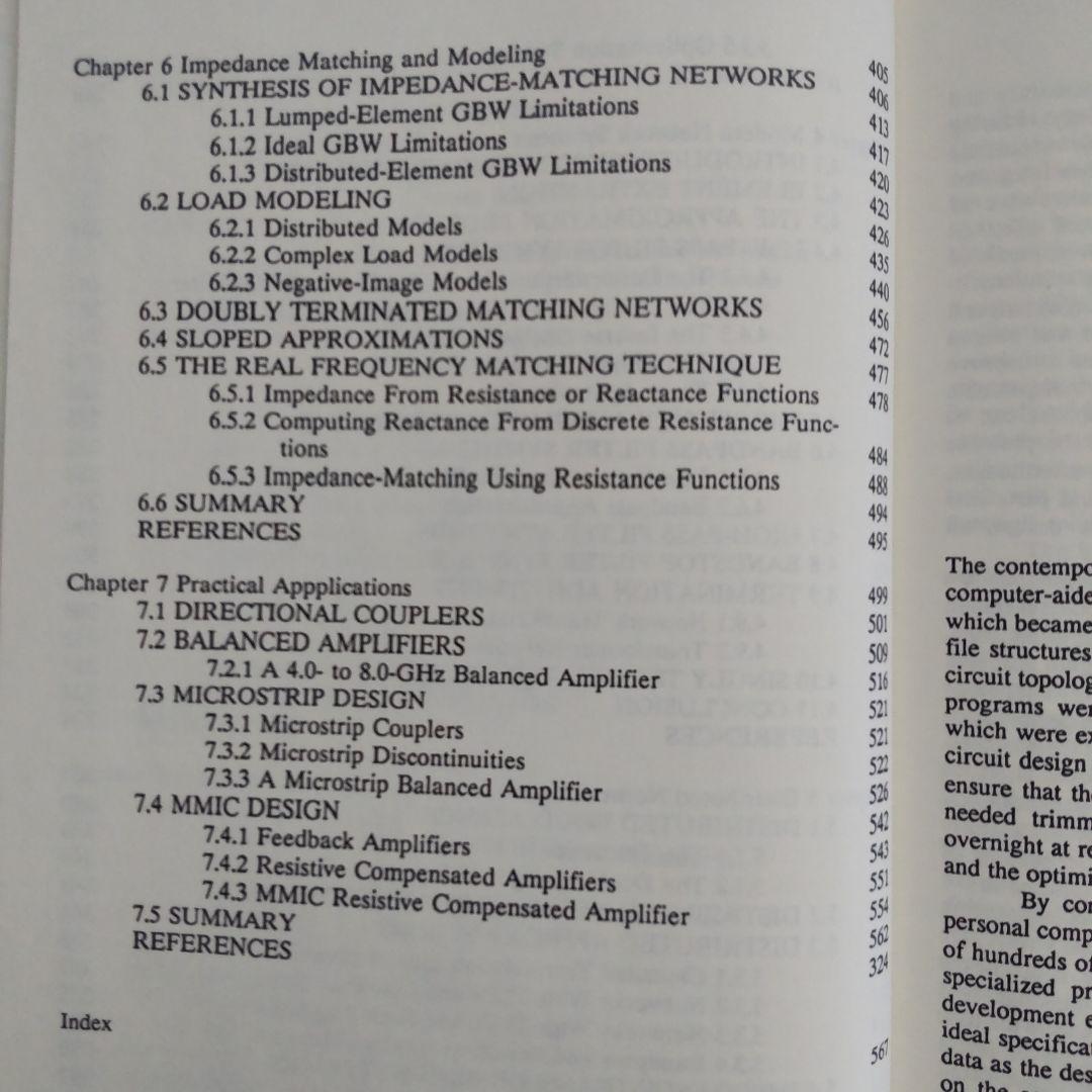 洋書 Microwave and RF Circuits Analysis