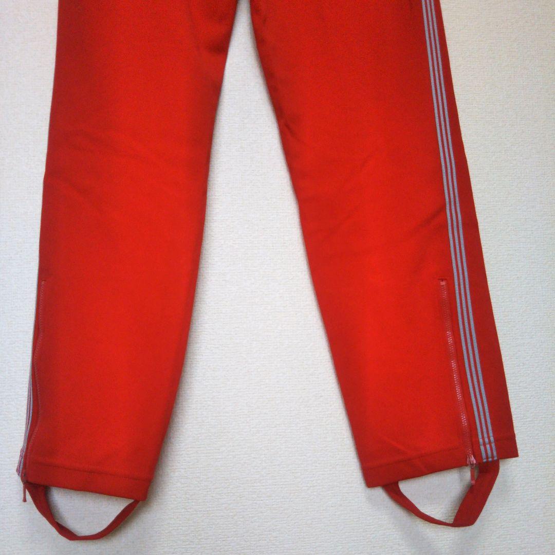 アディダス メンズO  赤 刺繍ロゴ ジャージパンツ トレパン 西ドイツ♡E18