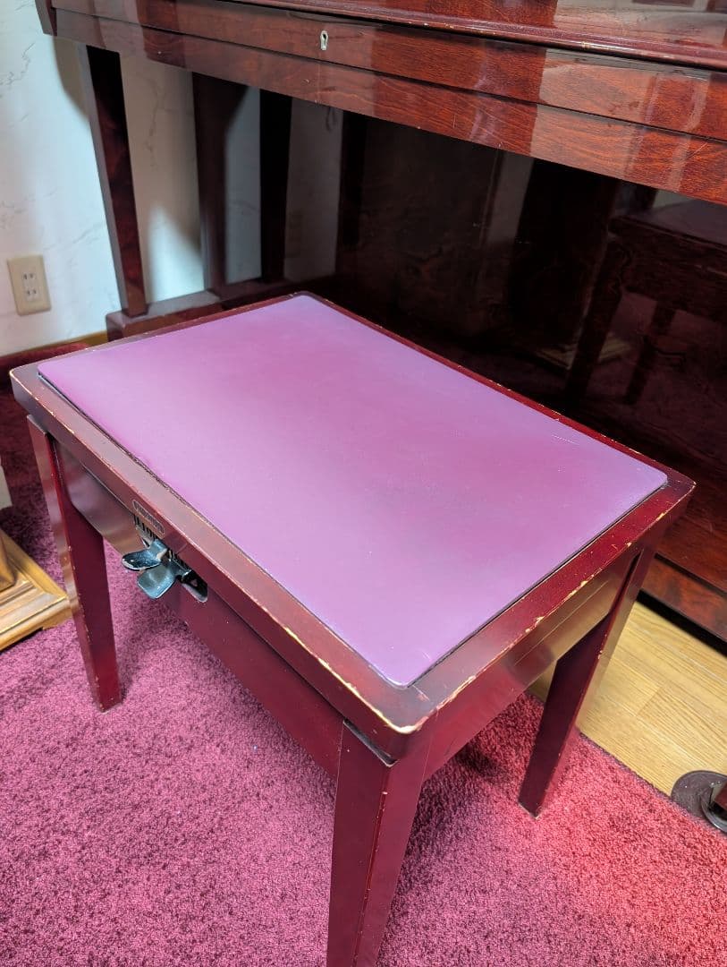 DIAPASON アップライトピアノ ダークブラウン(マホガニ色) 椅子付き