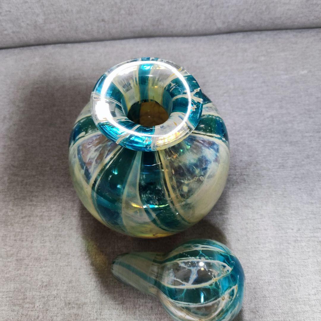 マルタガラス　イムディーナ ガラス 瓶 マルタガラス　Mdina Glass