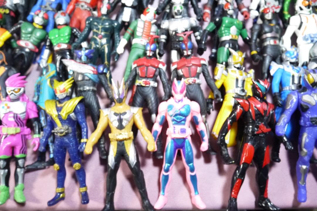 ライダーヒーローシリーズ　ビッグサイズソフビフィギュア　111体セット