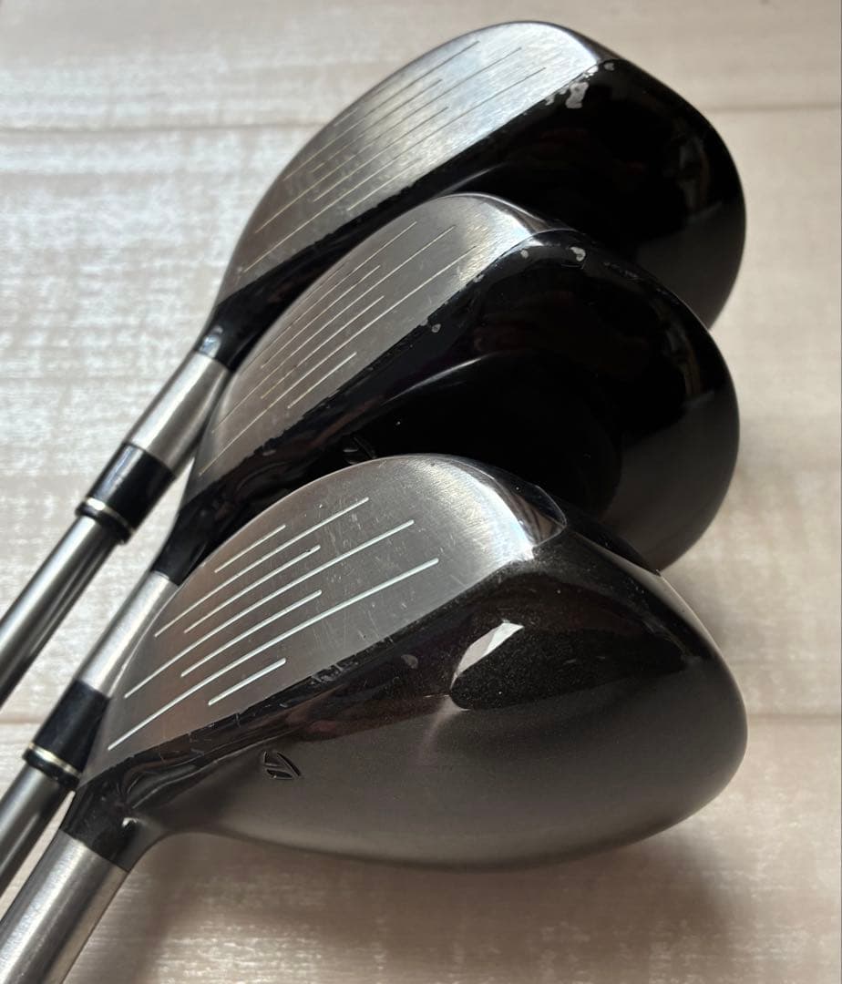 テーラーメイド ウッドdraw r7の5と7 & v steel 3セット