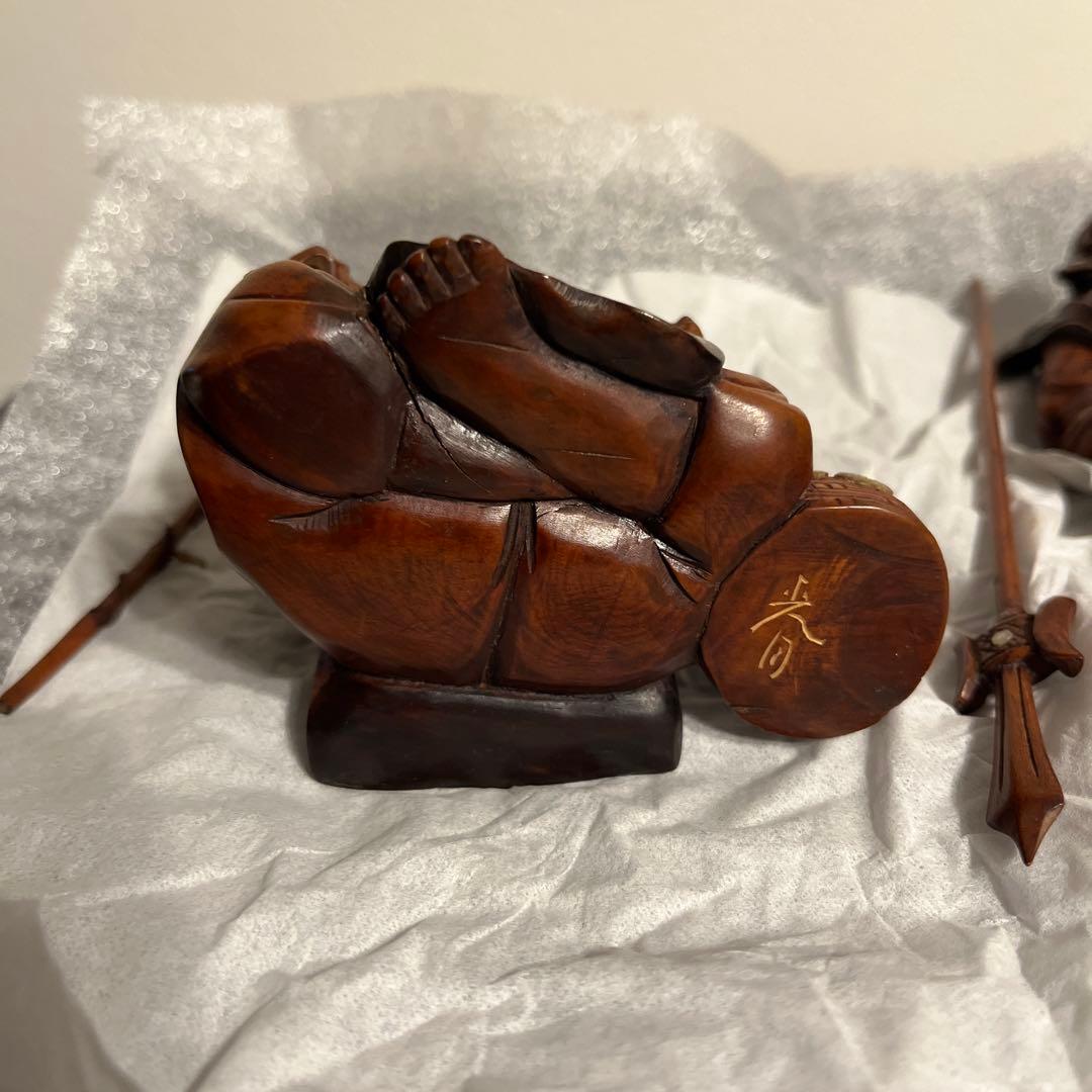 七福神 木彫り 置物 7体セット