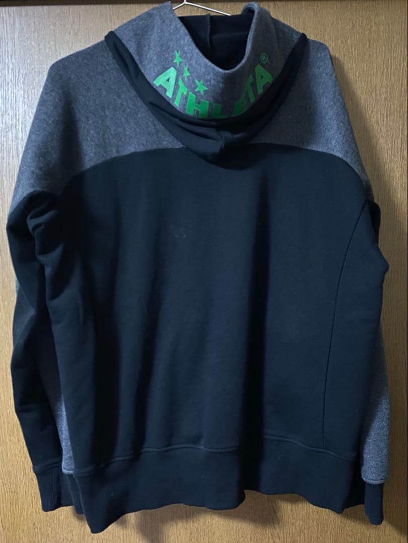 【xavi76】ATHLETA アスレタ 裏起毛スウェット ジップパーカー