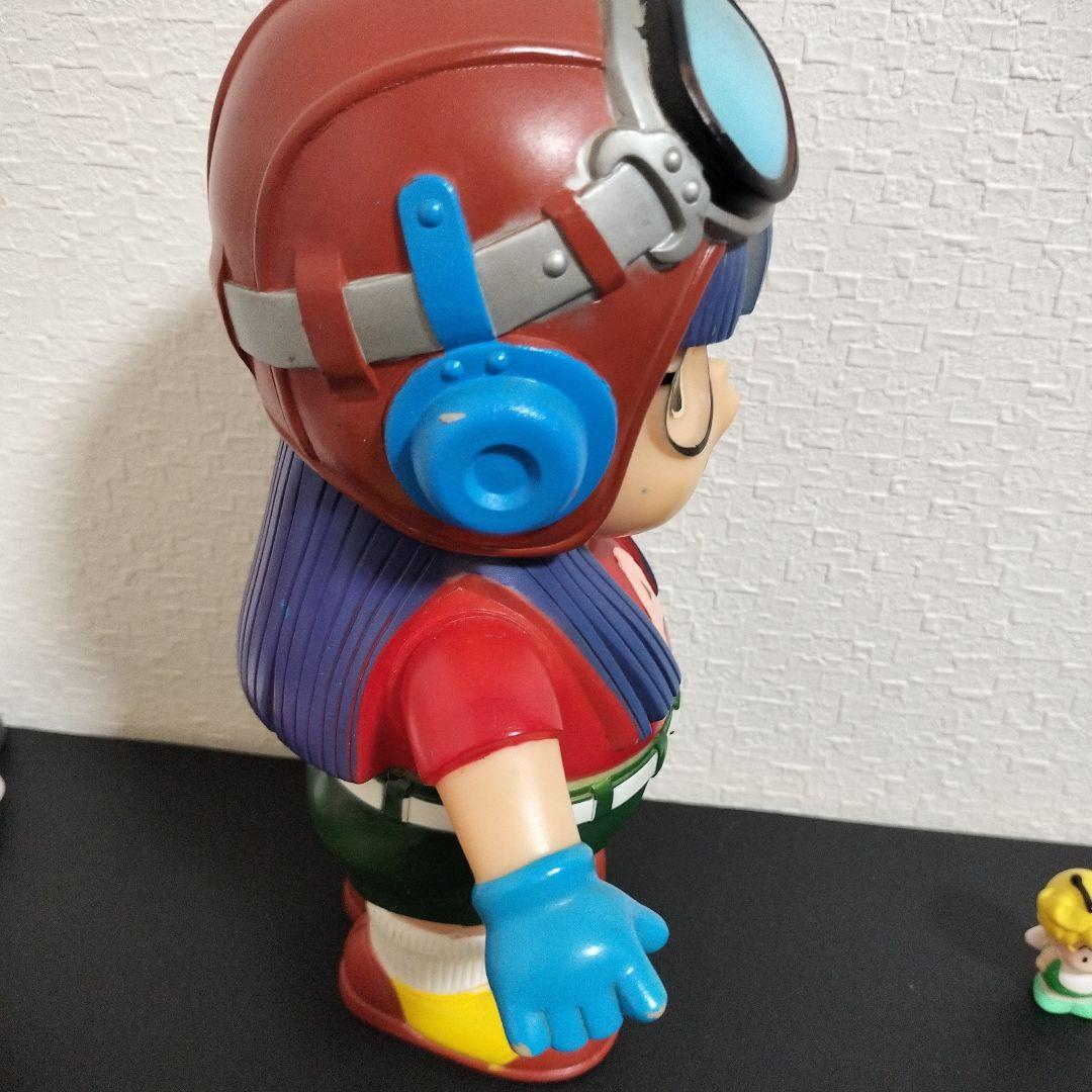 当時物！希少！Dr.スランプアラレちゃん　ソフビ貯金箱＆ガッチャン指人形