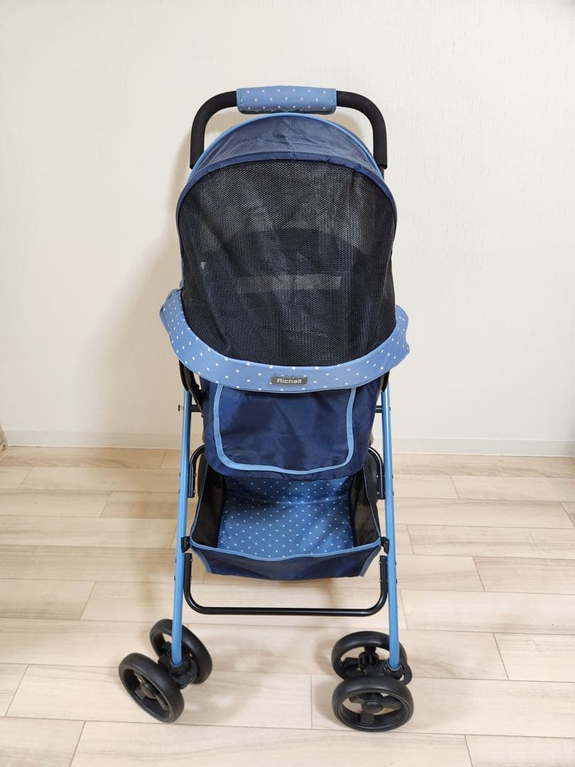 リッチェル ペットカート エルフィ ブルー美品
