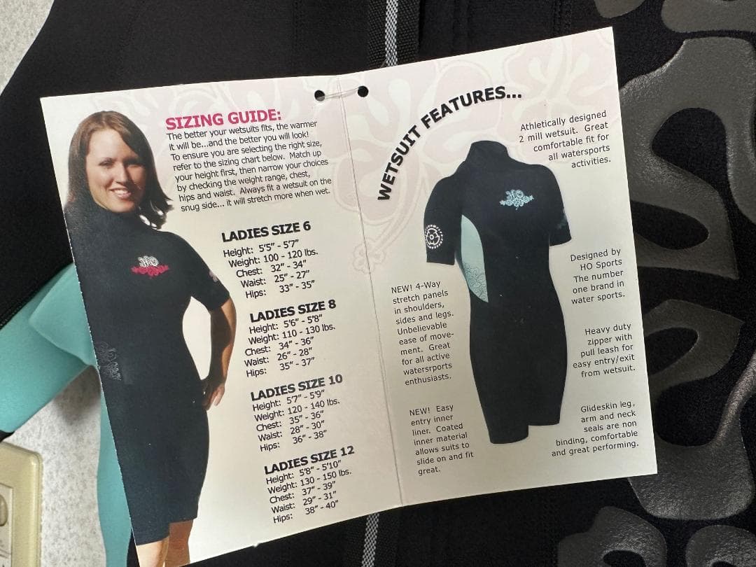 HO Sports ウェットスーツ 可愛いハワイアン柄　Women