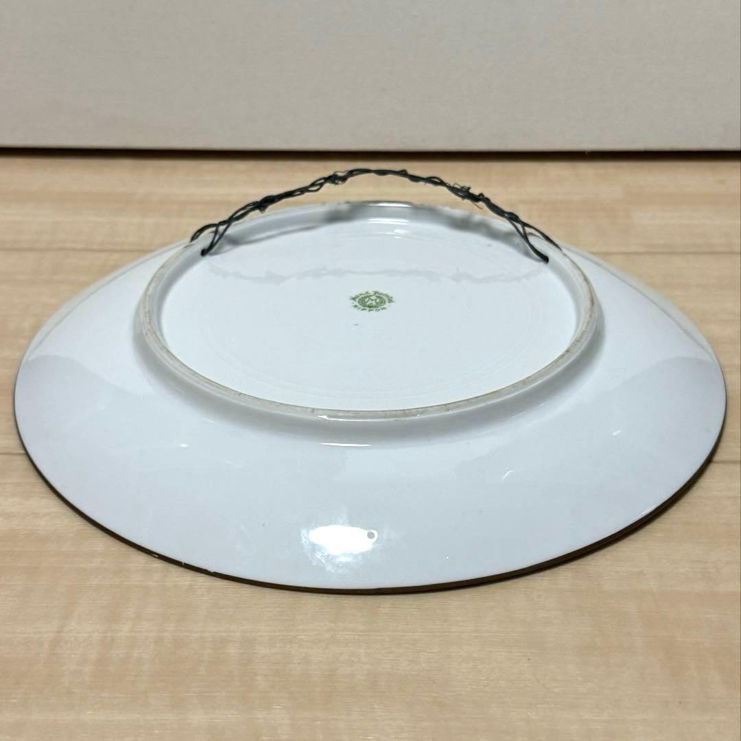 【100年物・希少】オールドノリタケ 飾り皿 25.5cm M-NIPPON