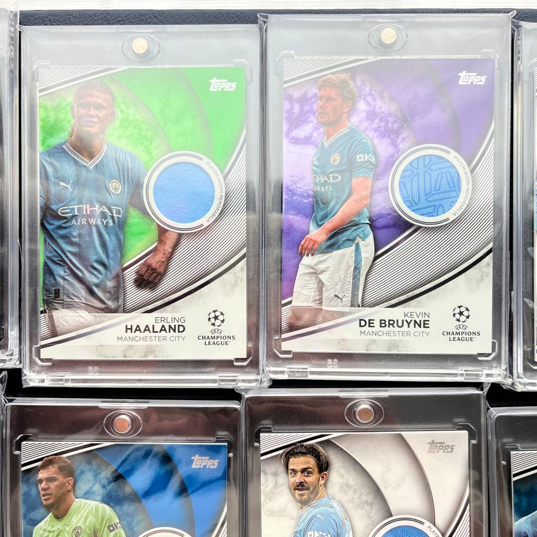 topps Manchester City ジャージカード　8枚セット