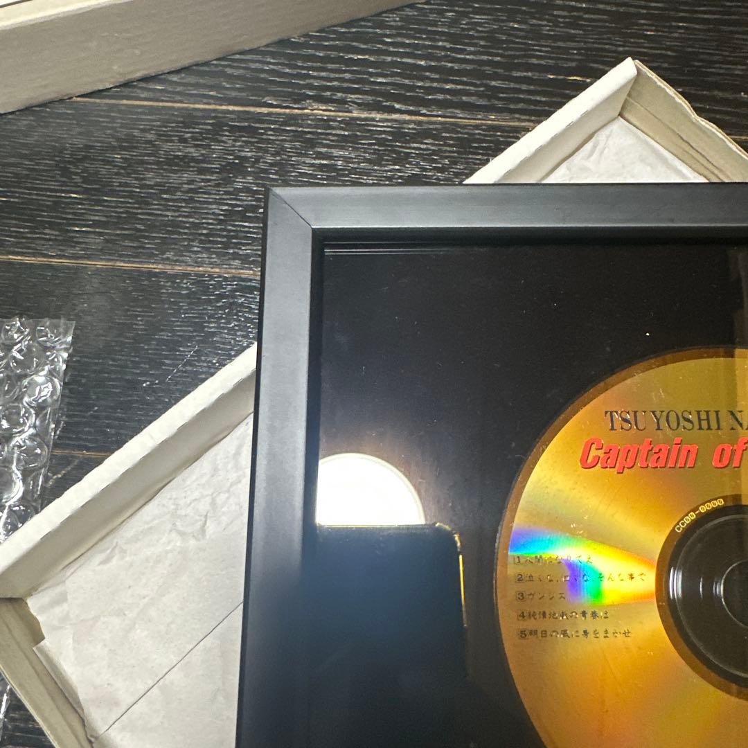 た*ん様 新品未使用　長渕剛　ゴールドディスク　当時品　公式グッズ