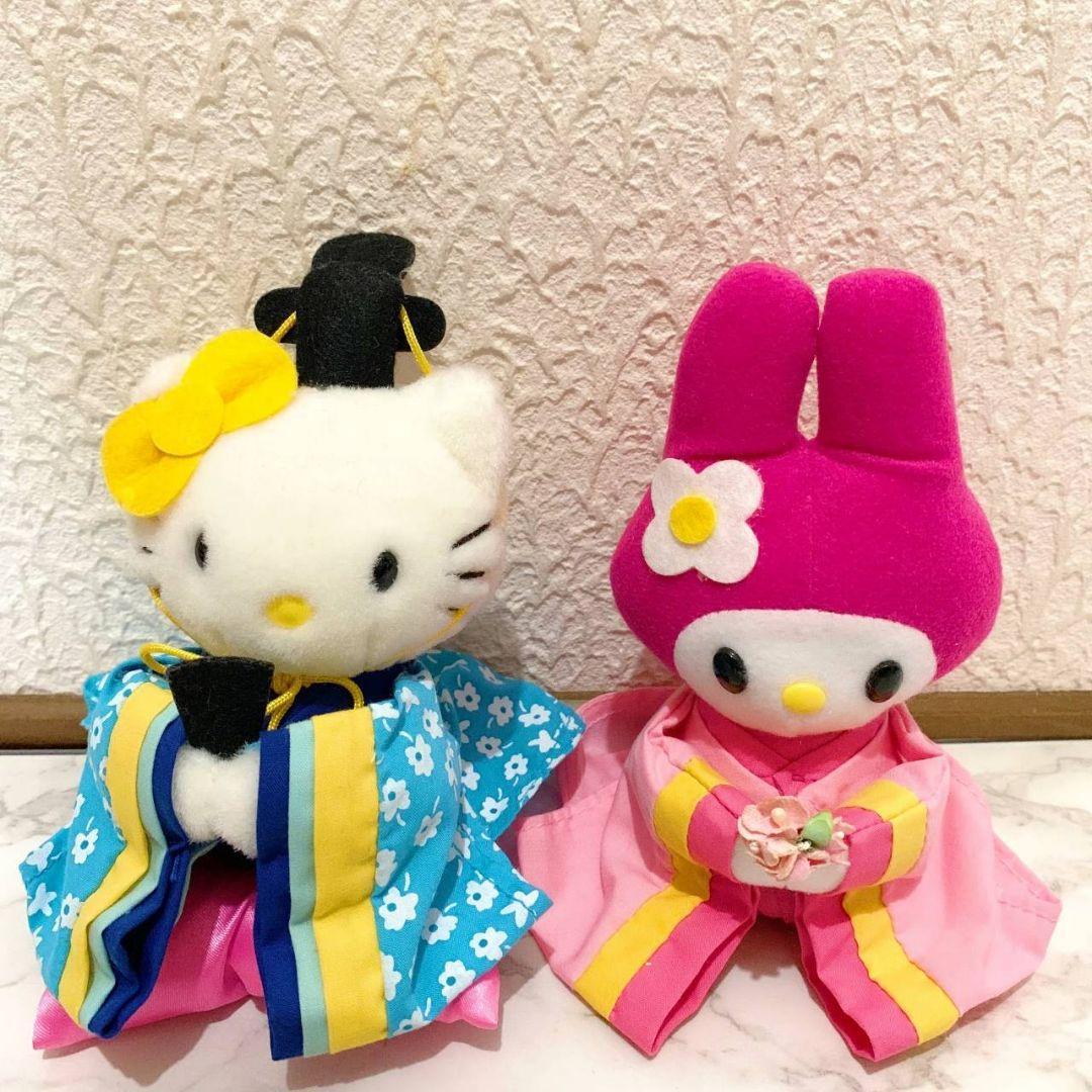 【レア】【非売品】美品 ハローキティ 雛人形 ぬいぐるみ♥️サンリオ