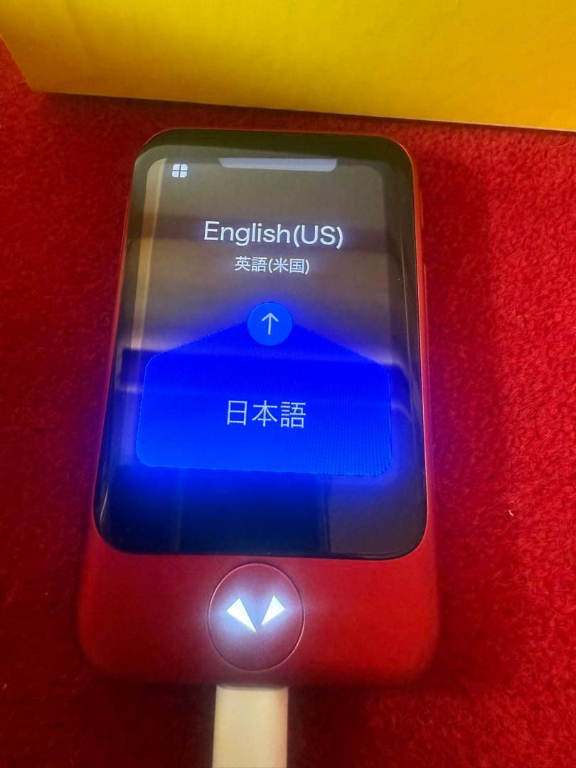 POCKETALK（ポケトーク）S レッド（グローバル通信対応モデル）