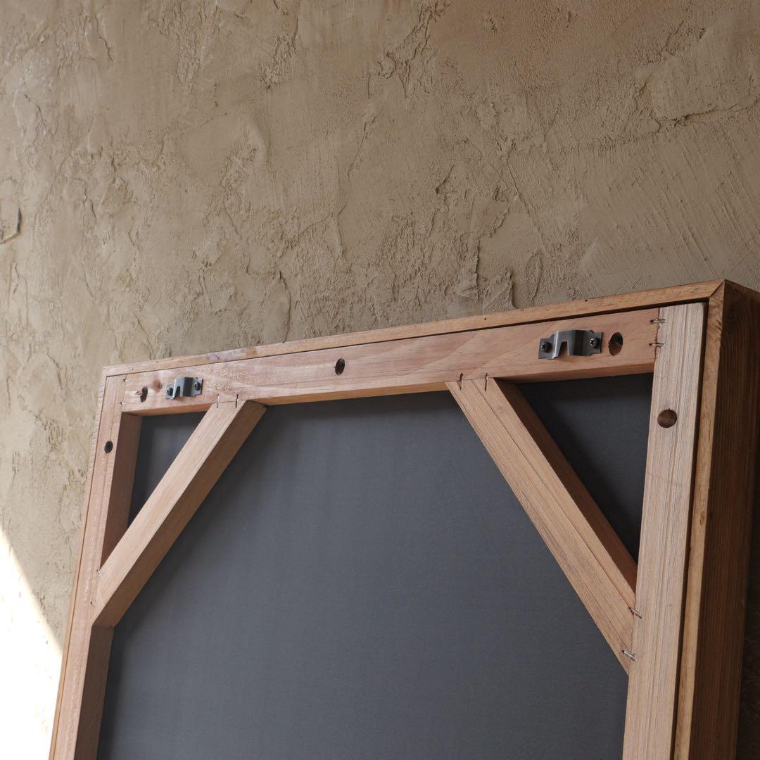 古材×帆布　アート