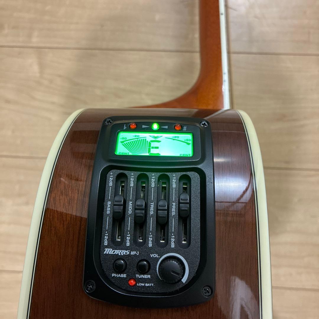 希少！安い！MORRIS G-401 TSエレアコ　アコースティックギター