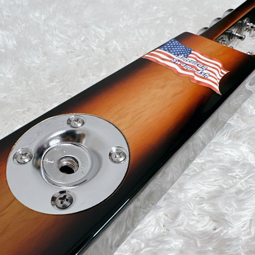 美品　ラップスチールギター　スタンド付　ケース付　サンバースト　SX