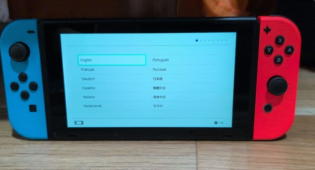 ニンテンドースイッチ ネオンブルー/ネオンレッド 箱無し、HDMIケーブルなし