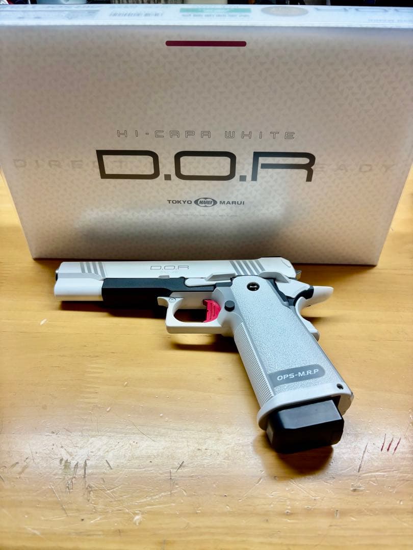 東京マルイ ハイキャパホワイトD.O.R ガスガン