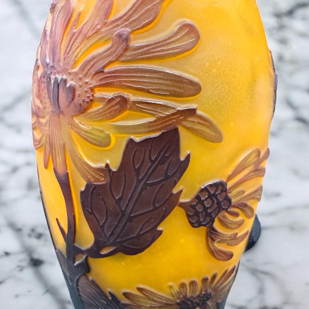 高さ30㎝【希少】エミールガレ風　レプリカ　水差し　花瓶