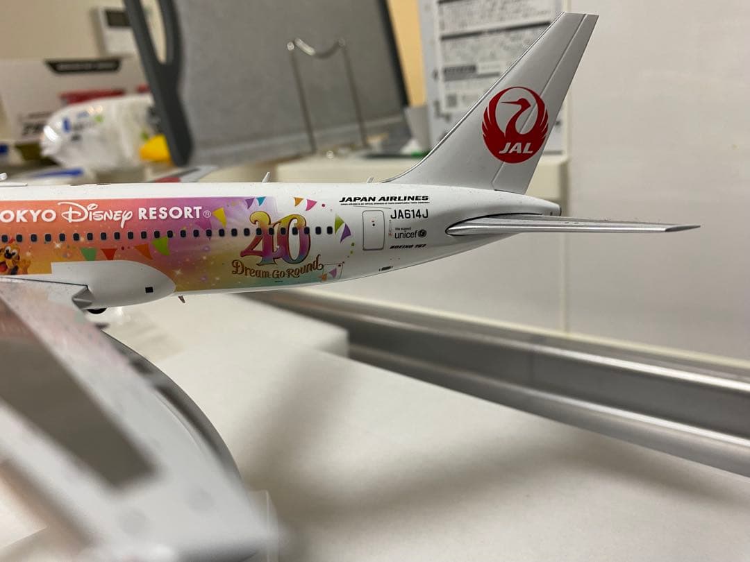 夜*行様 訳ありJAL Boeing 767-300ER ダイキャストモデル