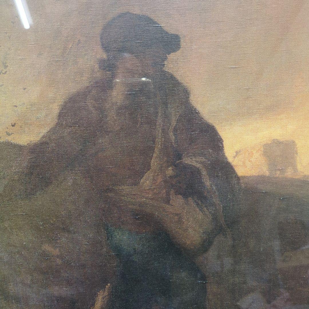 油彩額縁 種をまく人（ミレー）