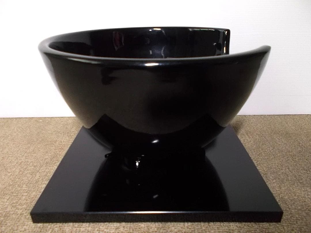 茶道具 富士釜 茶釜 真塗風炉型野々田電熱器 動作品 送料込み