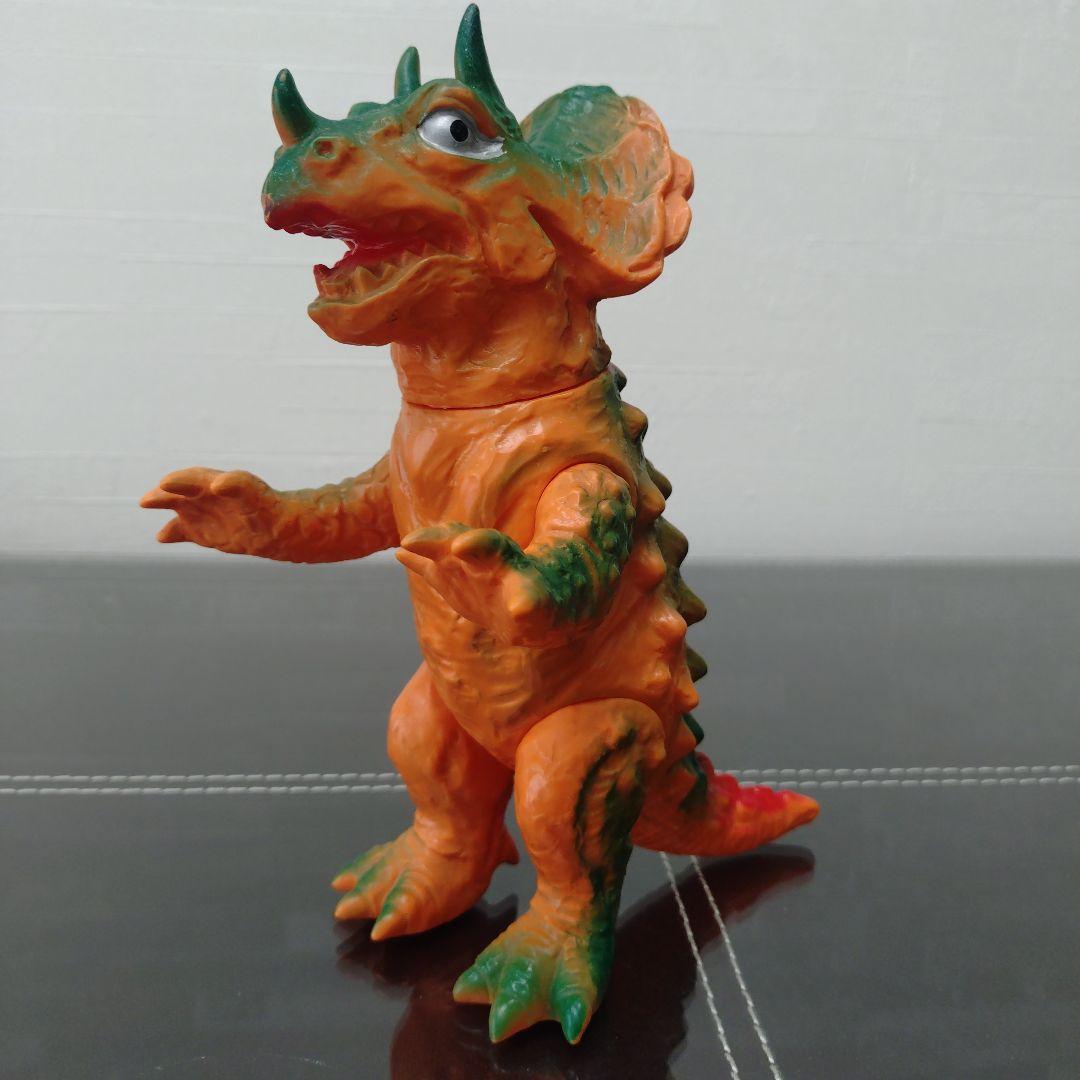 トリケラン ソフビ 三浦トーイ パチ怪獣 昭和レトロ