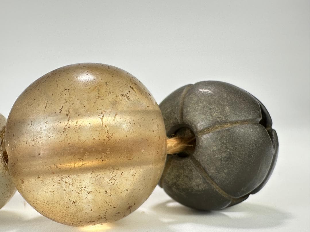 北海道アイヌ民族　アイヌ玉　首飾りタマサキ