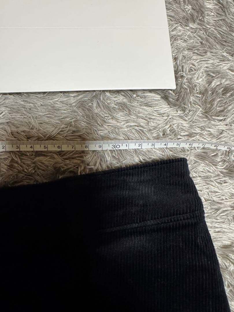 RESURRECTION ブラックコーデュロイスカート