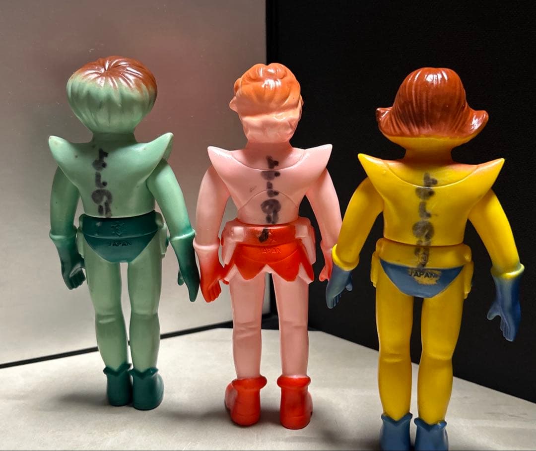 当時物 タツノコプロ 宇宙の騎士 テッカマン ソフビ セット 5体