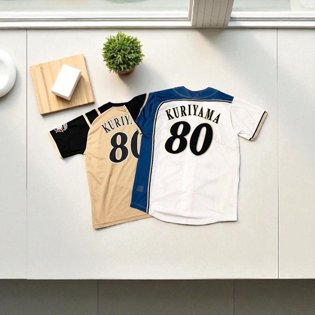 ◎栗山監督直筆サイン◎★ユニフォーム/Tシャツ　2着セット★背番号80★サイズL
