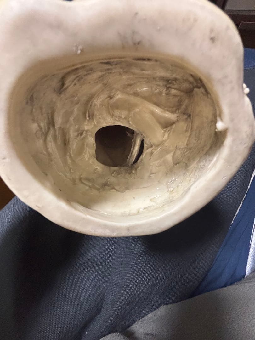 中国古美術　明の時代　徳化窯　白磁観音菩薩像 何朝宗　34cm