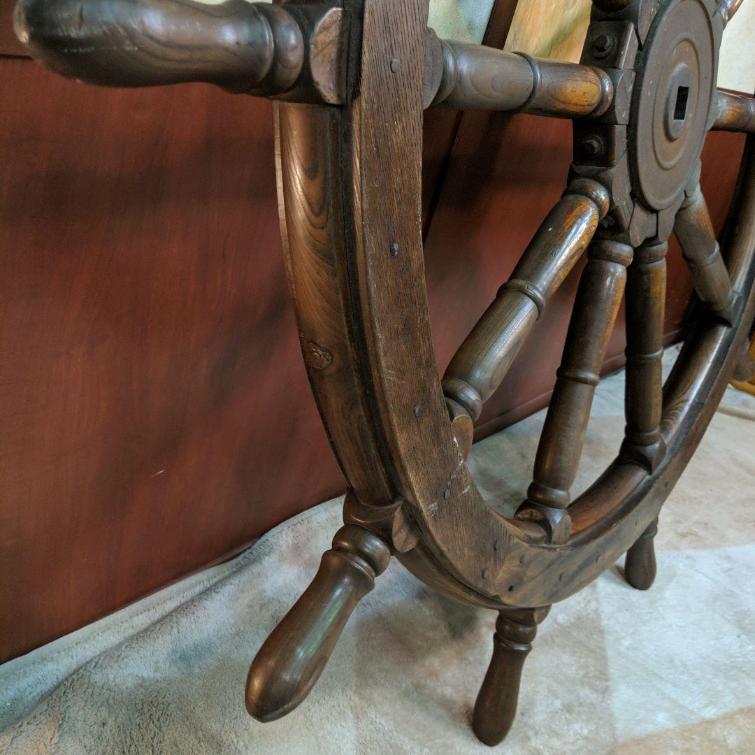 船　舵　船舵　ヴィンテージ　アンティーク　レトロ　ビンテージ