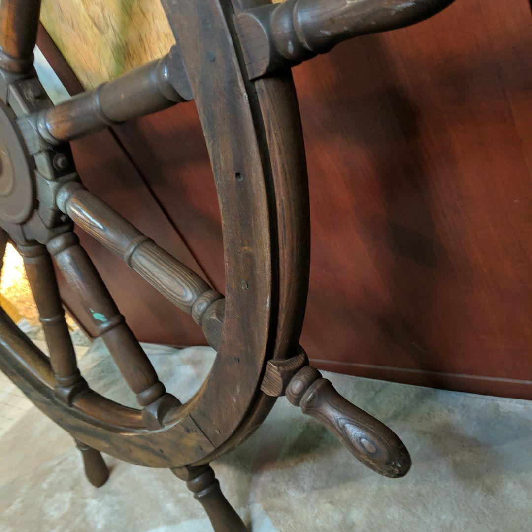 船　舵　船舵　ヴィンテージ　アンティーク　レトロ　ビンテージ