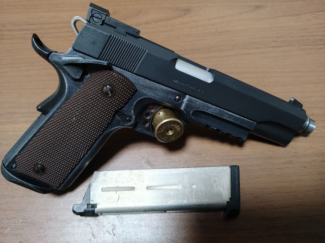 中古東京マルイガスブローバックガバメントＭＧＳ4オペレーター風塗装カスタム品