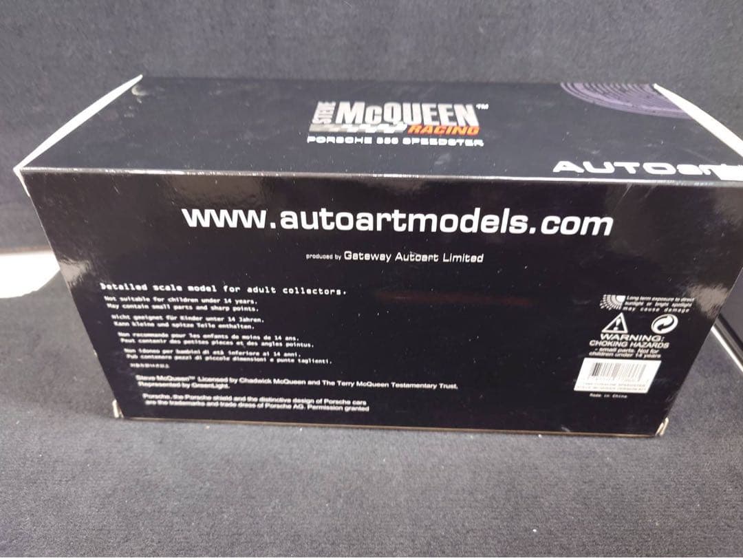 オートアート1/18ミニカー ポルシェ スピードスター　Black