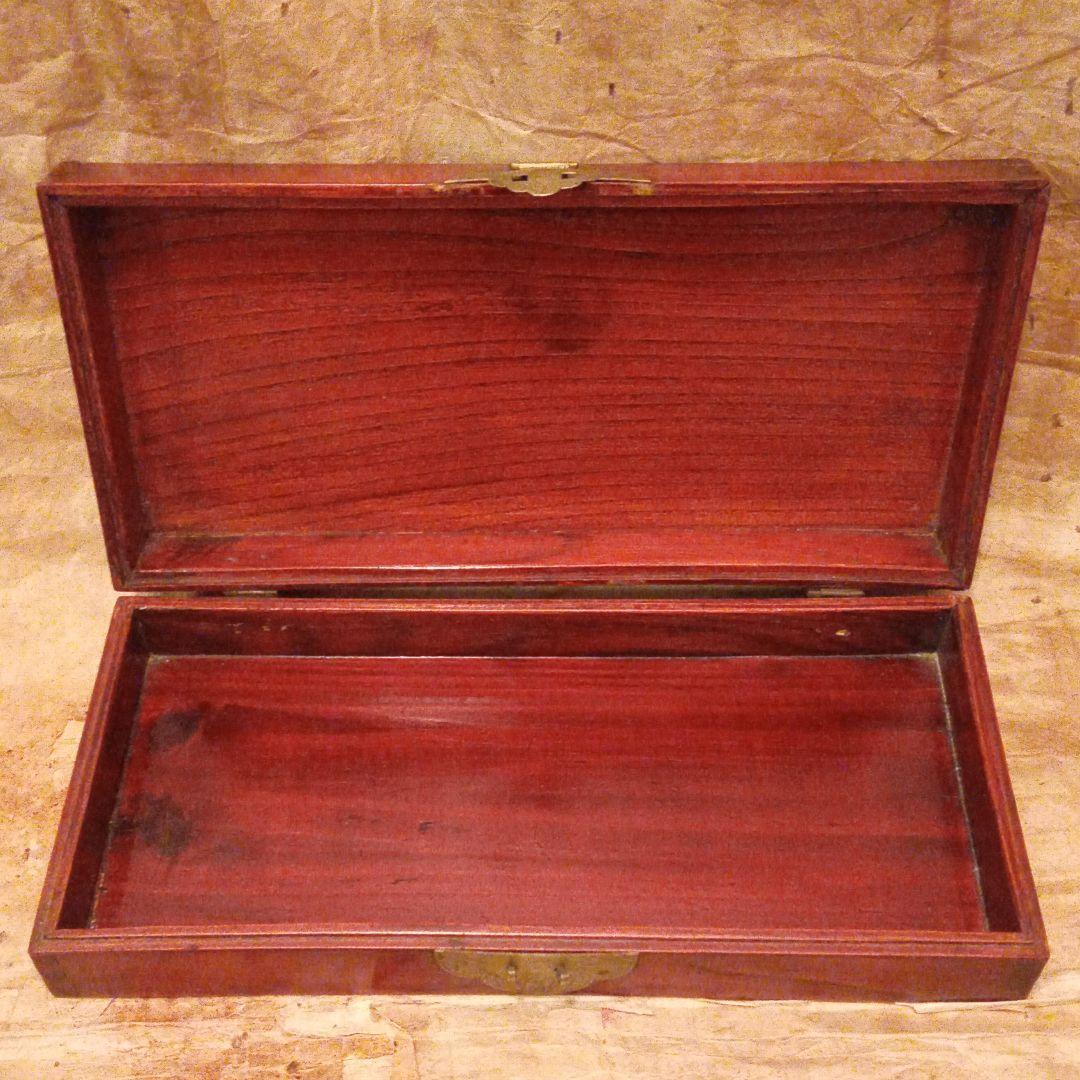 骨董　手元箱　書類箱　李朝　木箱　箱　古玩　古美術　アンティーク
