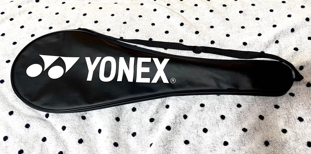 【美品】YONEX バドミントンバッグ バドミントンラケットケース付き ブラック