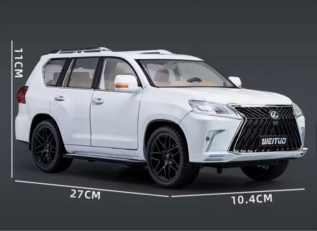 レクサス LX570 ホワイト LEXUS 1/18