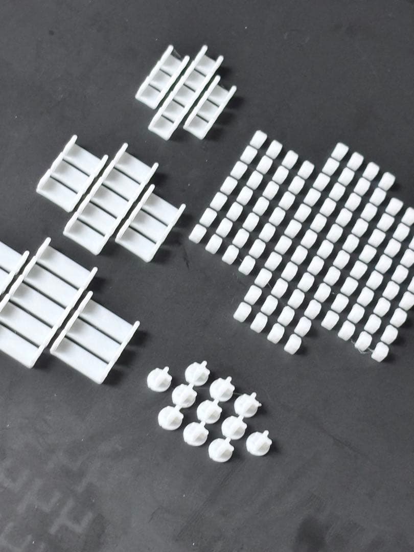 建築模型 机4種×10 椅子100脚 縮尺1/200 数量変更可