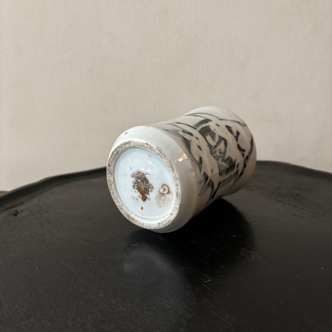 蝋燭徳利　古伊万里　油壷　酒器　花入　保命酒　骨董　岩谷焼 検;白洲正子　李朝