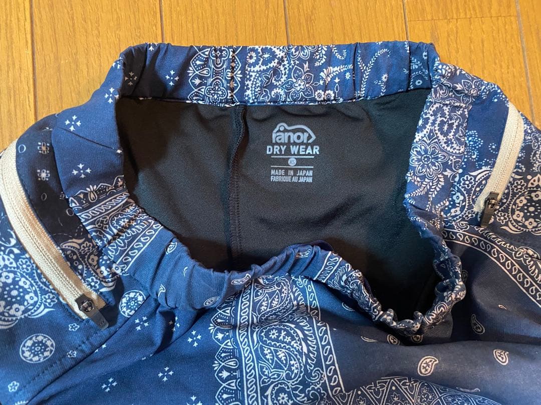 ranor ラナー バンダナ柄ノースリーブ ランニングパンツ ランスカ3点セット