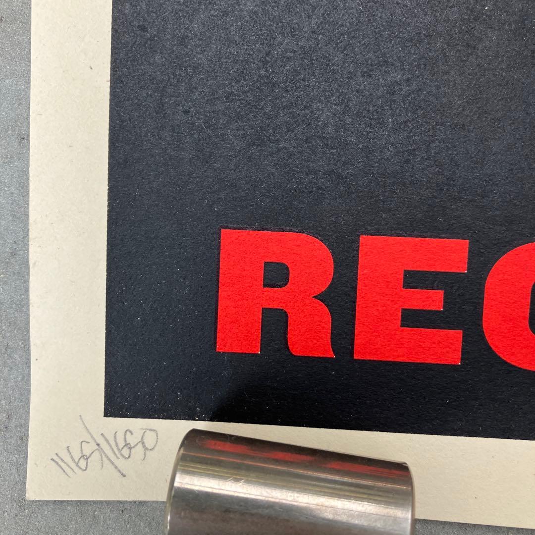 希少 black flag Shepard Fairey obey ポスター