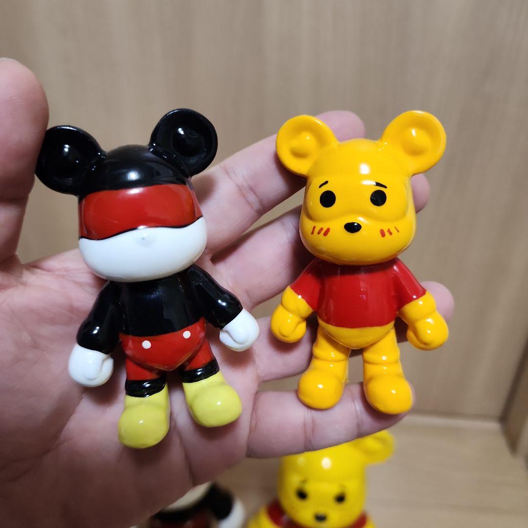 流体アート 4体セットで！くまさんとネズミさんモチーフ