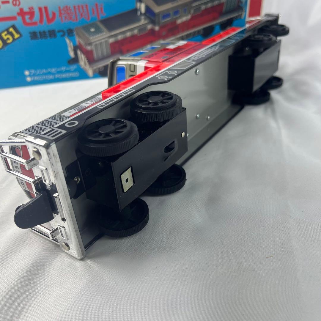 【希少】イチコー ディーゼル機関車 DD51 ブリキ　鉄道模型 玩具 元箱