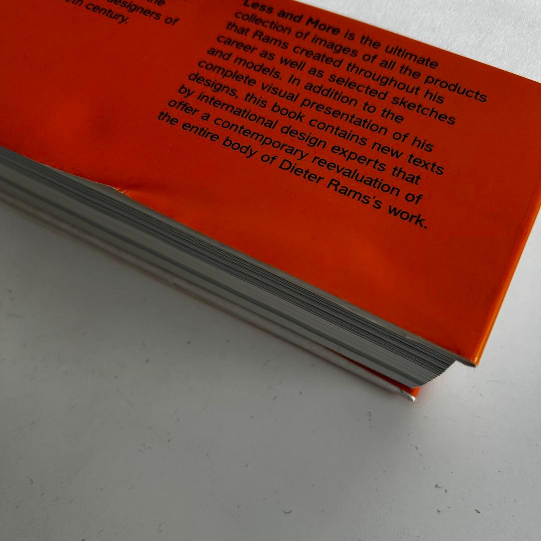 美品 帯付 Less and more Dieter Rams ディーターラムス